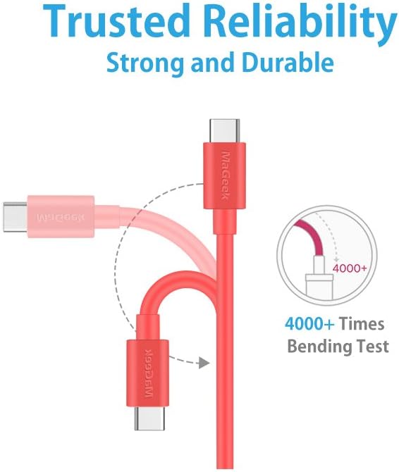 MaGeek 3ft, 3.3 S20 S10 8, V20 USB C Cable feet Type C Charger Premium USB Cable, USB A to Type-C Charging Cable