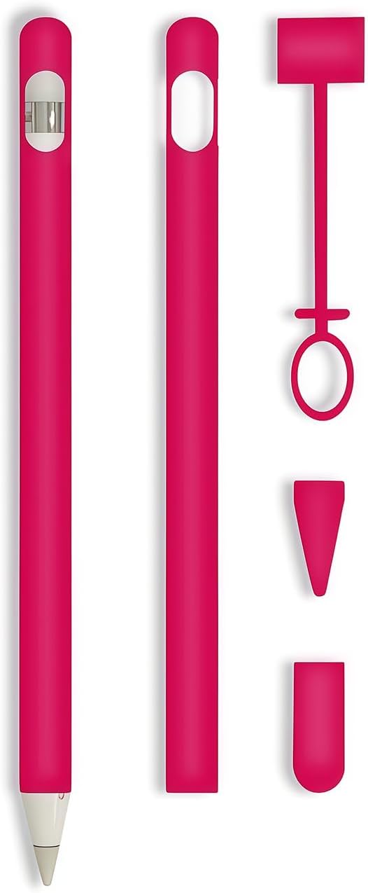 siduater 1st 2 1 Silicone Sleeve for Apple Pencil Generation, Ultra Light Pen Skin Case Accessories Soft Protective