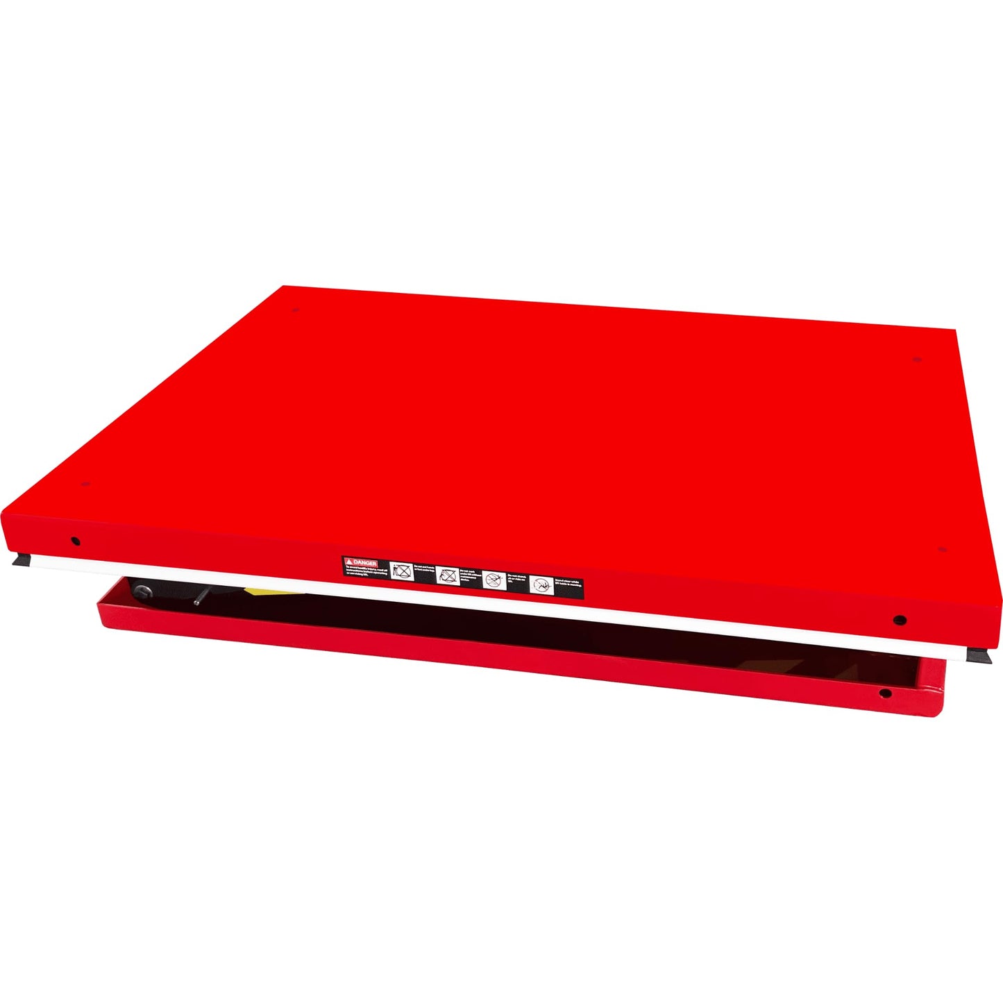 PAKE Electric Hydraulic Scissor Lift Table, 2,200 lb. Capacity, 48" x 36" Platform, 36.25" Lifting Height
