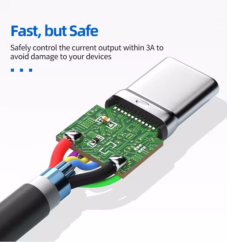 17 16 15 USB-A to USB-C Media Carplay, Android Auto, Navigation & Charger Cable Cord Wire for Samsung Galaxy/Note