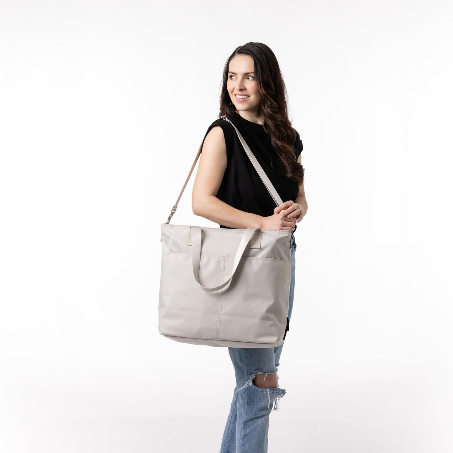 Chic Simple Modern Tote Bag for Stylish Women
