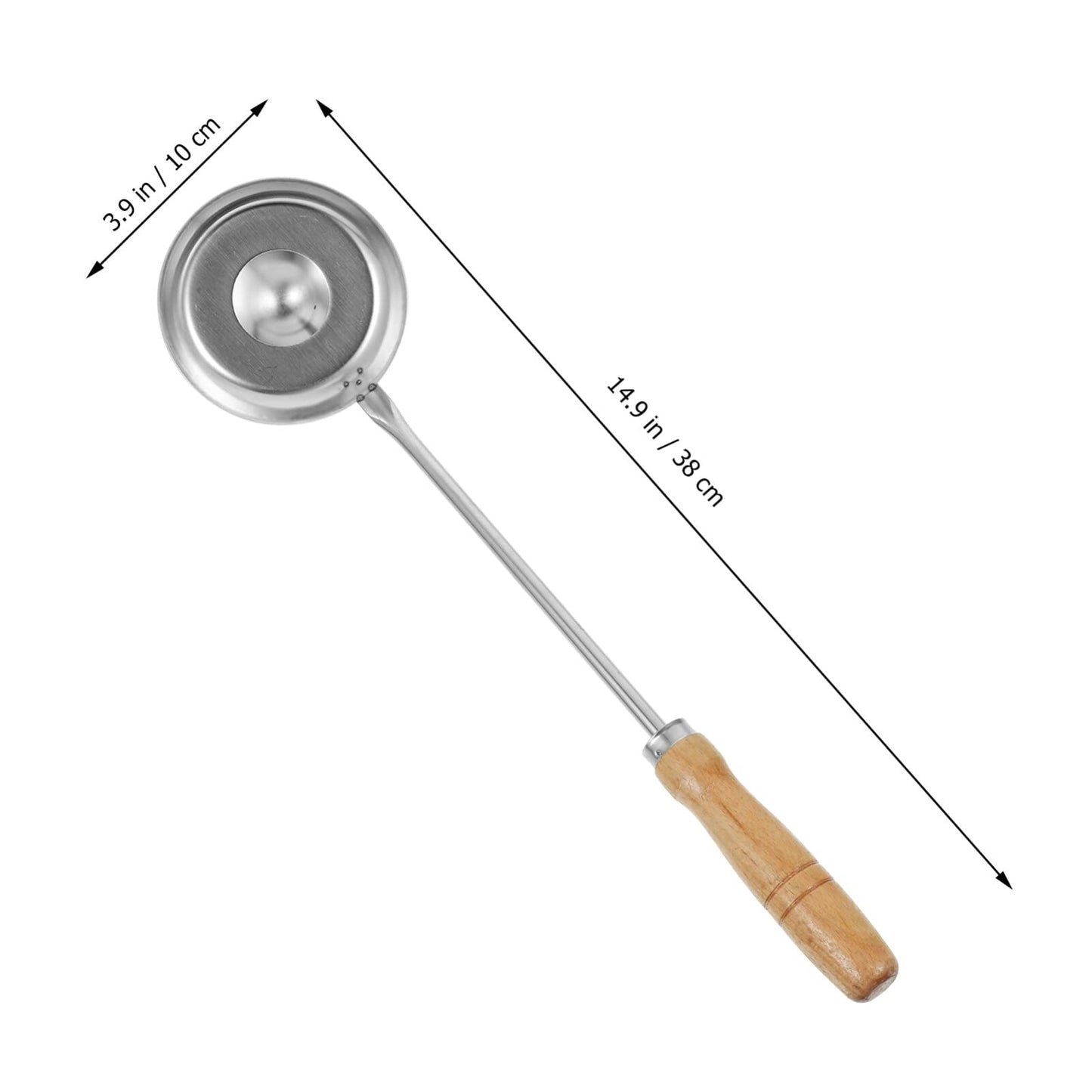 Kichvoe Bunuelos Mold with Handle 15In Lightweight Stainless Steel Frying Snack Maker for Homemade Bu Uelos Pancakes and Fried Treats Kitchen Tool