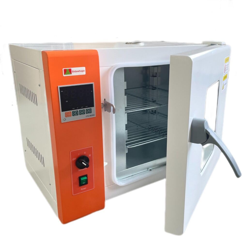 Sidawhope Digital Forced Air Convection Drying Oven - 14x14x14 Inch Chamber, Temperature Control, Adjustable Fan, Kiln, RT-300, Large Capacity Heating Oven for Industrial and Lab