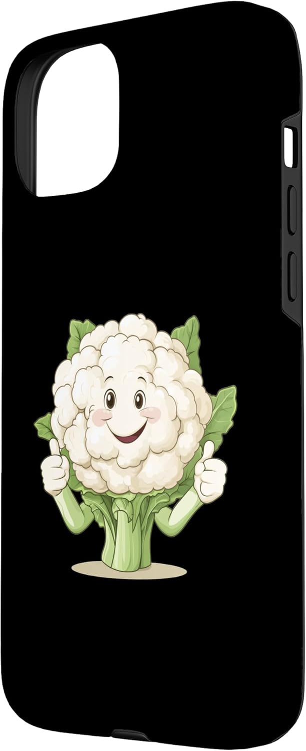 Cauliflower Brassica Oleracea Vegetable Designs 15 iPhone Plus Cauliflower Smiling With A Thumbs Up Case