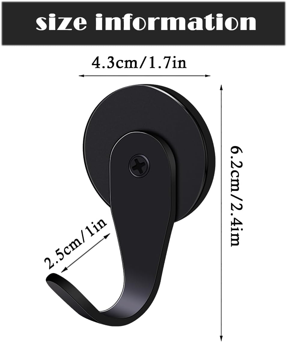 Skiennix Magnetic Wreath Hanger - Heavy Duty Magnet Hook Holds Up to 11lbs | Perfect for Metal Doors and Holiday Decor