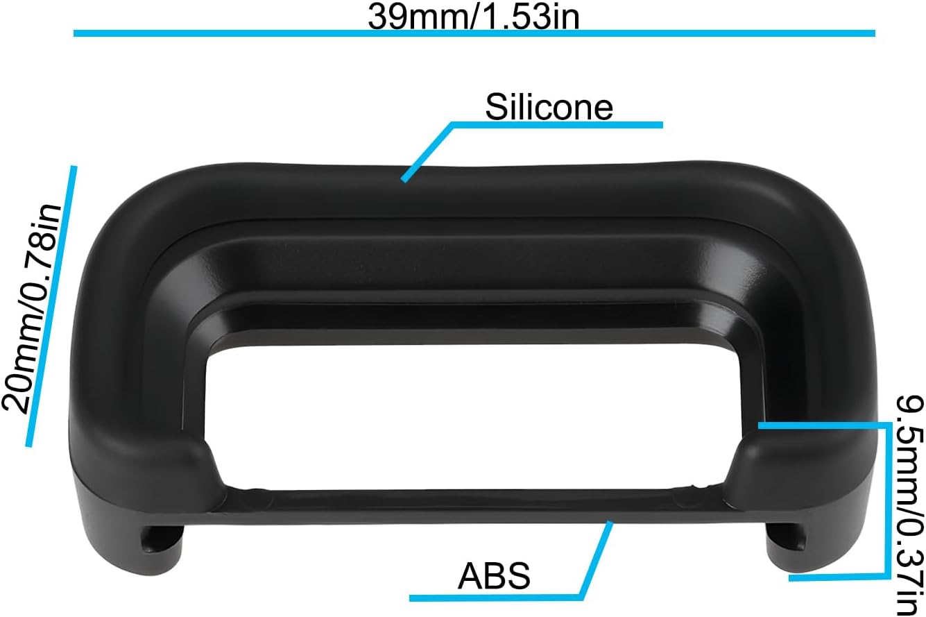 2pcs A6700 FDA-EP20 Camera Soft Silicone Viewfinder Eye Cup Compatible with Sony Alpha