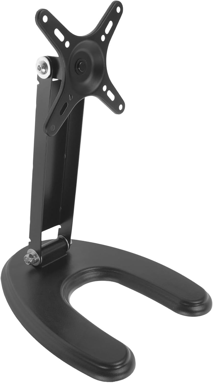Yardwe 14-27 Inch Universal Tv Holder Stand for LCD LED Screens, Plastic Tabletop Base Pedestal, No-Drill Tv Mount