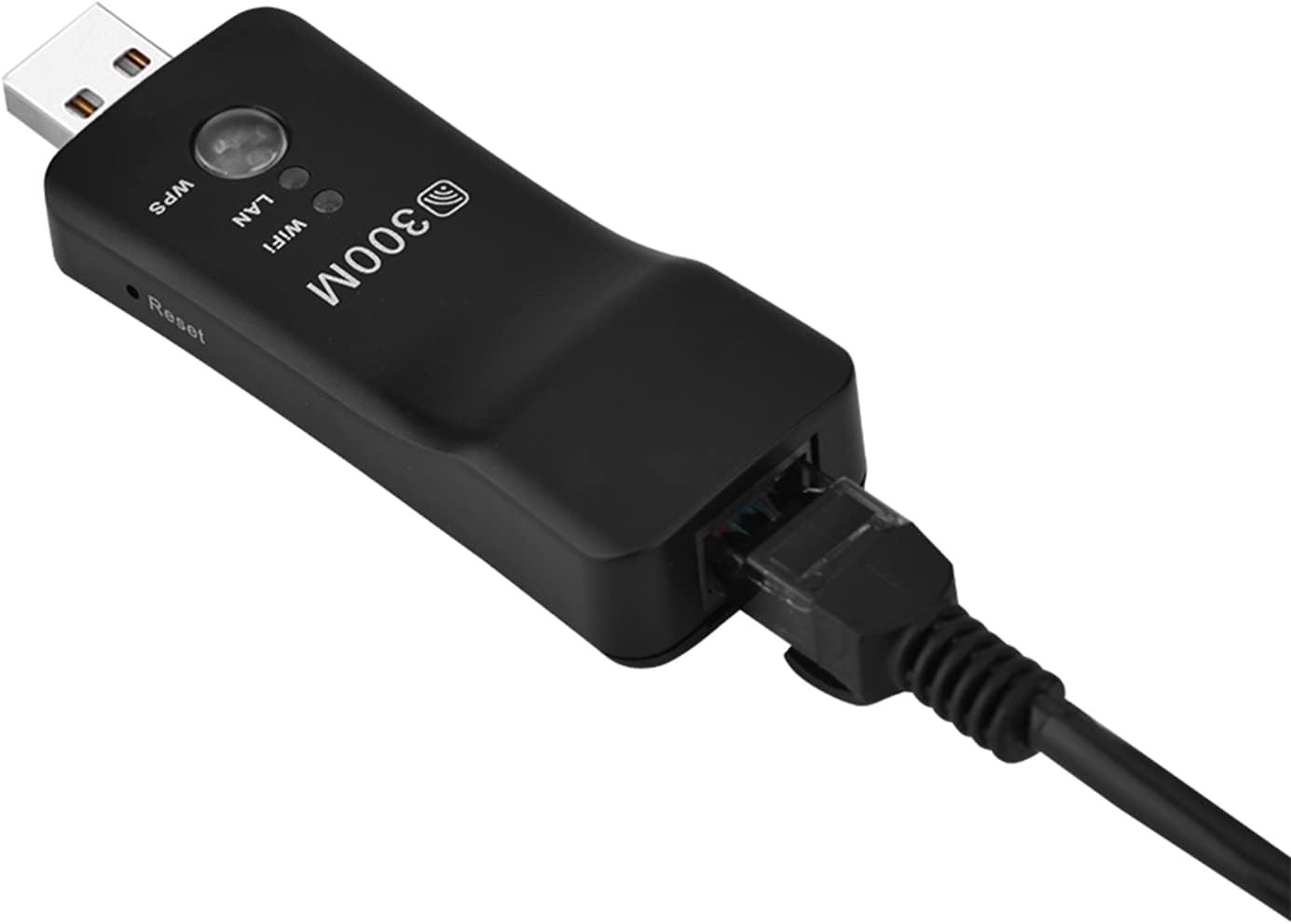 Bewinner 300M USB Repeater - Mini USB Repeater Signal Amplifier, Smart TV Network Adapter AP Booster, USB Powered High