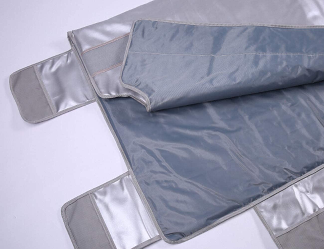 Elitzia Far Infrared Sauna Blanket 3 Independent Heating Zones for Full Body Home Spa Muscle Relaxation 95-176°F Adjustment Easy Clean Waterproof Oxford Fabric 71"x31.5" ETBO20