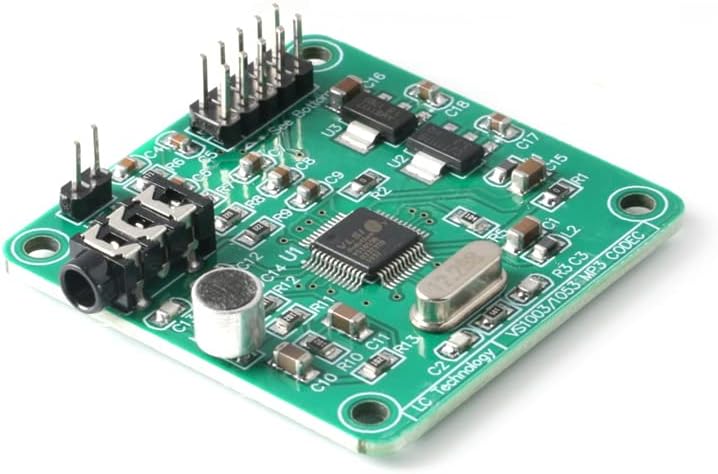JESSINIE VS1053 MP3 MP3 1.8V 3.3V AMS-1117 800mA 12.228Mhz Audio Player Module Audio Decoder Player Board Recording