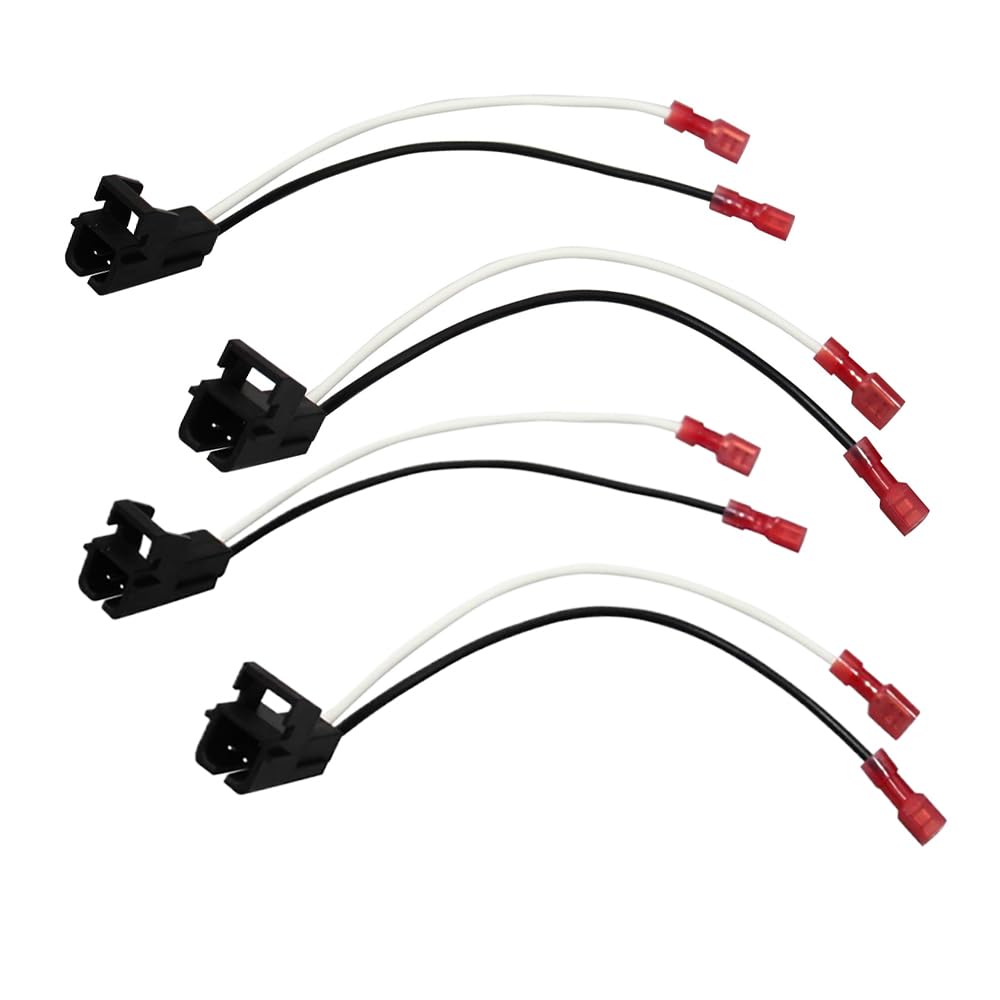 Vzesavc 1993-2014 72-4568 4 Door Speaker Wiring Harness Cable Plug Fit for GMC Chevy Yukon/Silverado/Sierra/Express