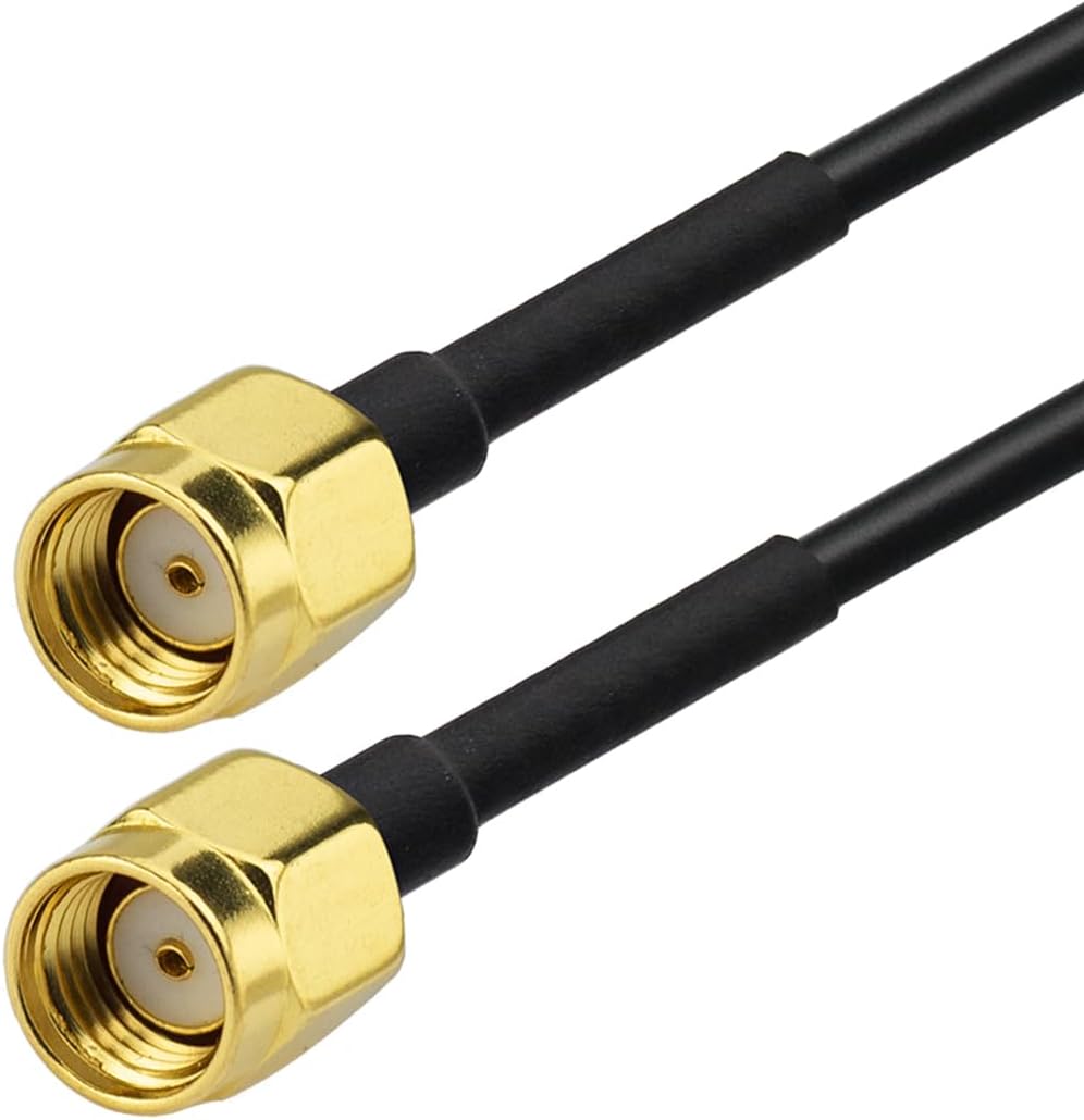 Superbat 6E 2.4GHz 5GHz 6GHz WiFi Tri-Band Antenna Magnetic Base WiFi Antenna with RP-SMA Extension Cable for PC
