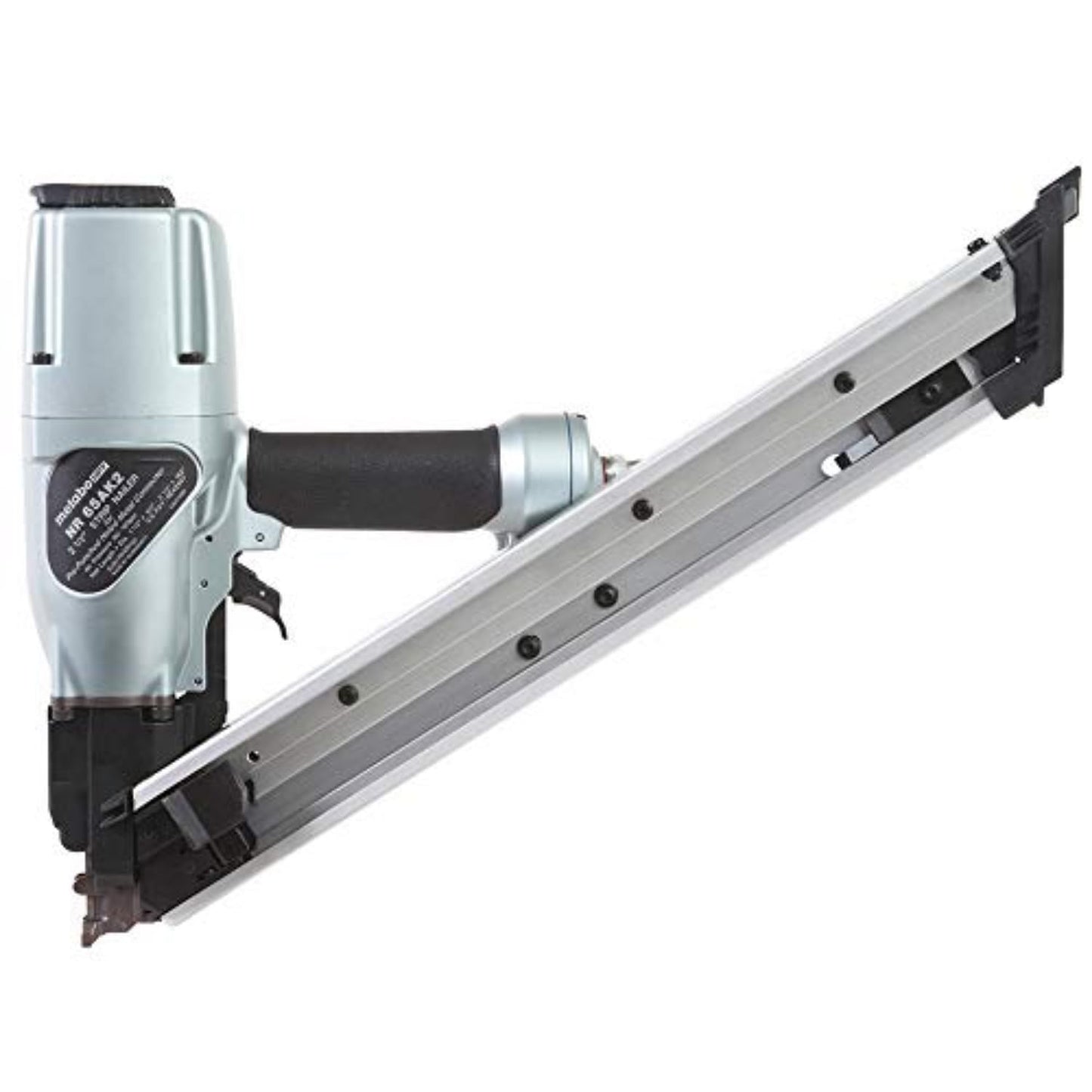 Metabo HPT Strap-Tite Strip Nailer, Pro-Preferred Pneumatic Power Nailers for Metal Connectors, Lightweight 6.4 lbs Fastening Tool, 36° Precision Fastening System, 1-1/2″ to 2-1/2″ Fasteners, NR65AK2