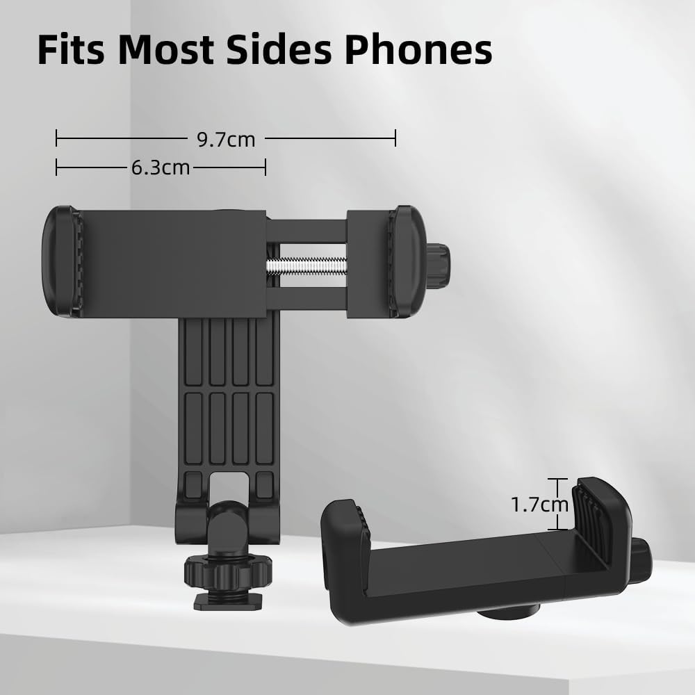 SOH Mingying 17/16/15/14, Flexible Phone Tripod Mount Adapter, Universal Smartphone Mount Adapter, Camera Cold/Hot Shoe