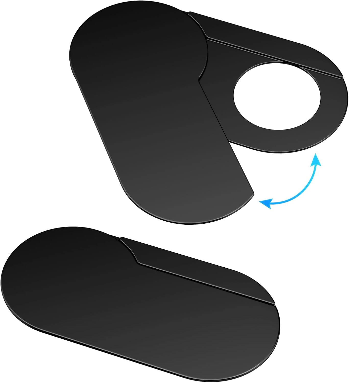 [2-Pack 0.015 Inch CloudValley Upgrade Rotating] Laptop Camera Cover Slide, Ultra-Thin Metal Web Camera Cover