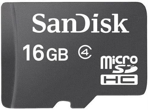Sandisk 16GB MicroSD Card for Multimedia Devices