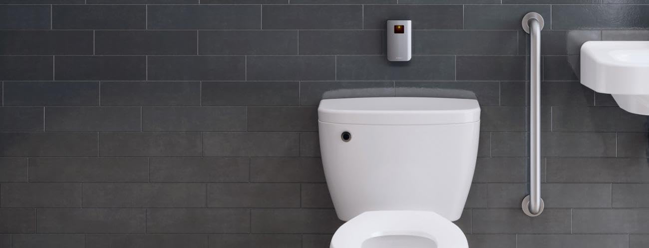 Flushmate I-Flush On-Wall Sensor Automatic Flushing System: Intended for 503, 503H, 503UH, and 504 Series, Hands-Free Operation, Powerful Pressure-Assist System, Chrome Trim