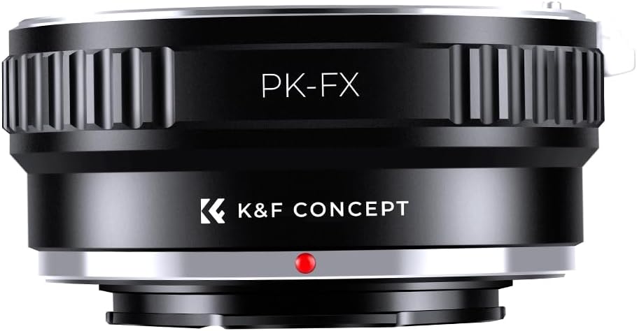 K&F CONCEPT X-Pro1 X-E1 X-M1 Lens Mount Adapter Pentax PK Lens to Fuji FX Mount Camera Adapter Fits