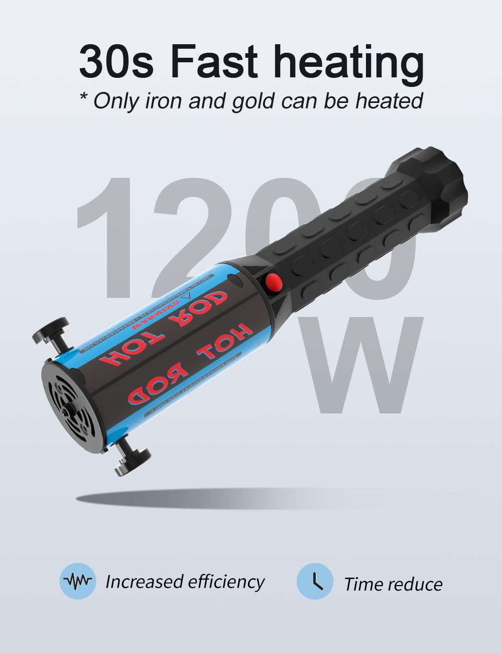 Pakowin Induction Heater Bolt Removal - 1200W 110V Hand Held Magnetic Induction Heater with 8 Coils and Portable Toolbox, Nut Buster Tool