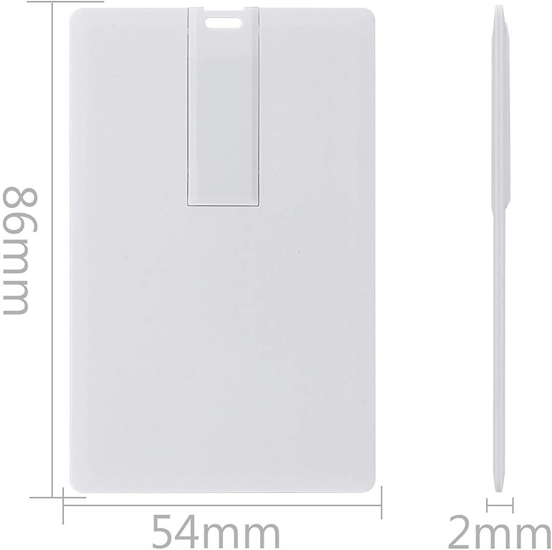 KINMIN 128MB 10 Pack Credit Card USB Flash Drive Business Card Bank Card Shape Flash Drive Memory Stick Key Credit USB