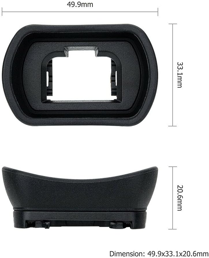 MOUDOAUER A7III A7II A7RIV A7RIII A7RII Camera Eye Cup Eyepiece Viewfinder Protector Replacement Spare Parts for Sony