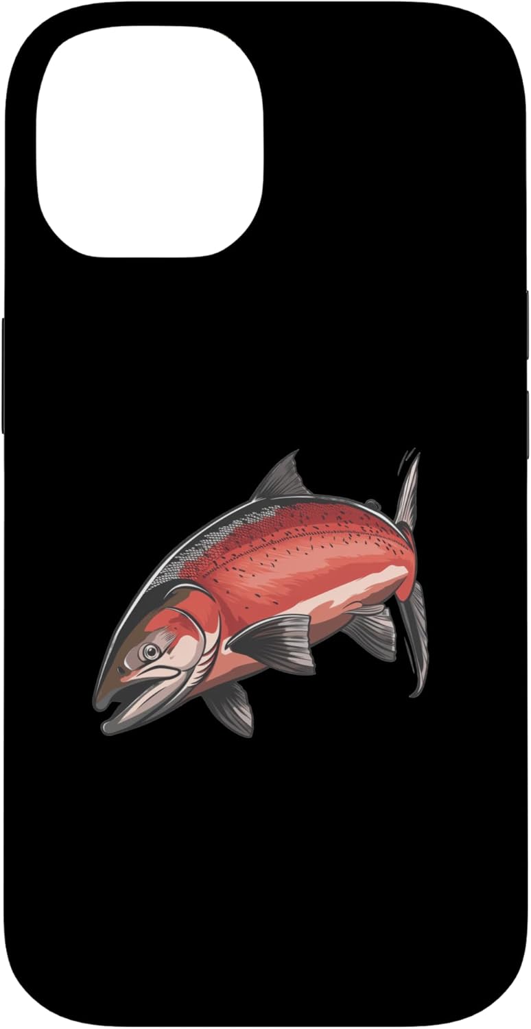 Coho Salmon Pacific Silver Salmon Silvers 14 COHO Salmon Case for iPhone