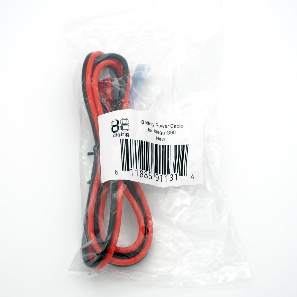 Garadget G90 Battery Power Connector Cord for for Xiegu Ham Radio