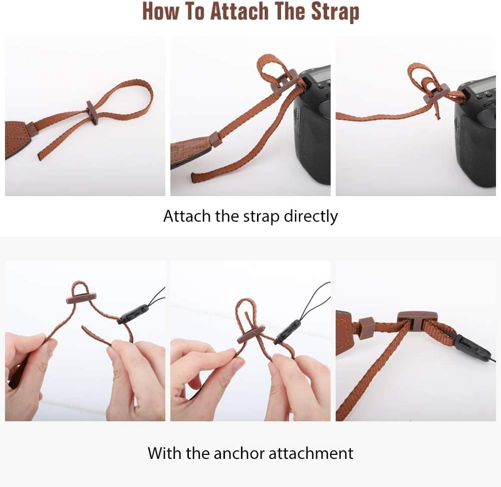 MoKo Camera Strap, Premuim Cotton Canvas Braided Adjustable Universal Sling Shoulder Neck Belt for All DSLR Digital