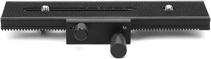 Joyzan 2 1/4" Macro Focusing Rail Slider, Way Shot Focus Mount Camera Flash Support Bracket Holder Photography Closeup