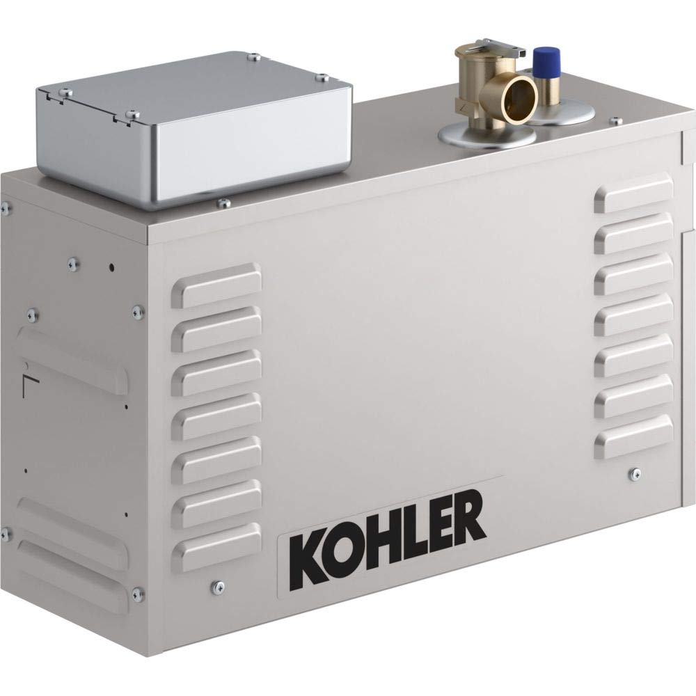 Kohler K-5529-NA Invigoration Steam Generator, 9 kW, Aluminum