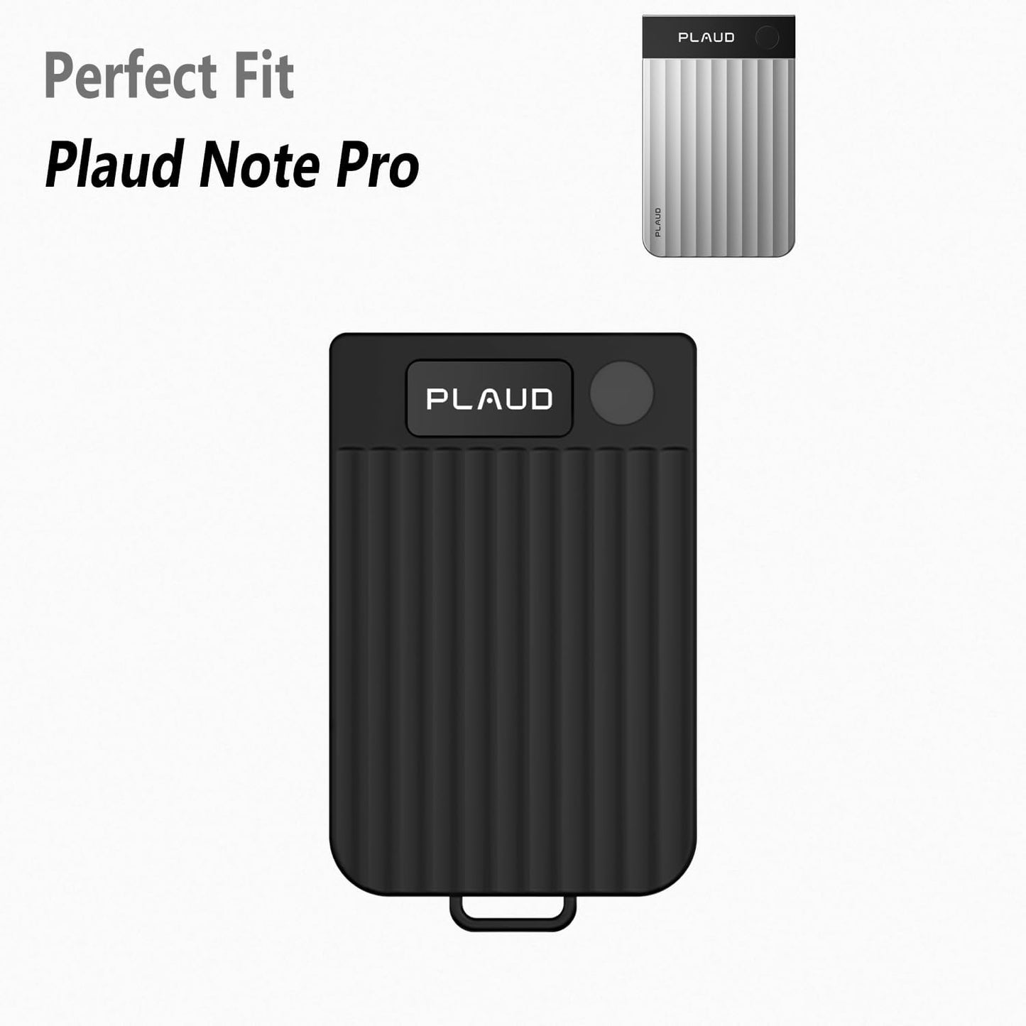 Geiomoo 2025, PC Case for Plaud Note Pro AI Voice Recorder Flexible Scratch Resistant Protective Cover (Black)