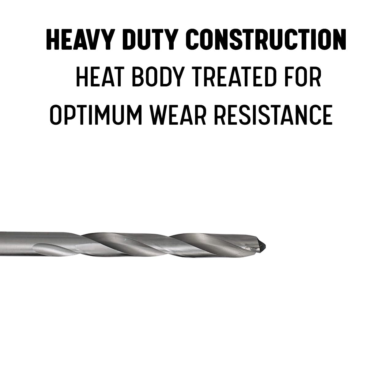 Drill America 57/64" Carbide Tipped Taper Length Drill Bit, DWDTL Series