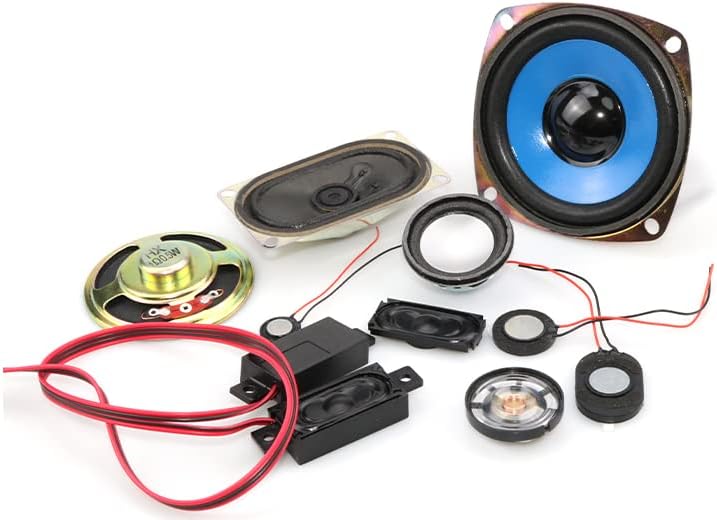 Fielect 1W 8 57mm 1pcs DIY Speaker Ohm Diameter Round Shape Replacement Loudspeaker