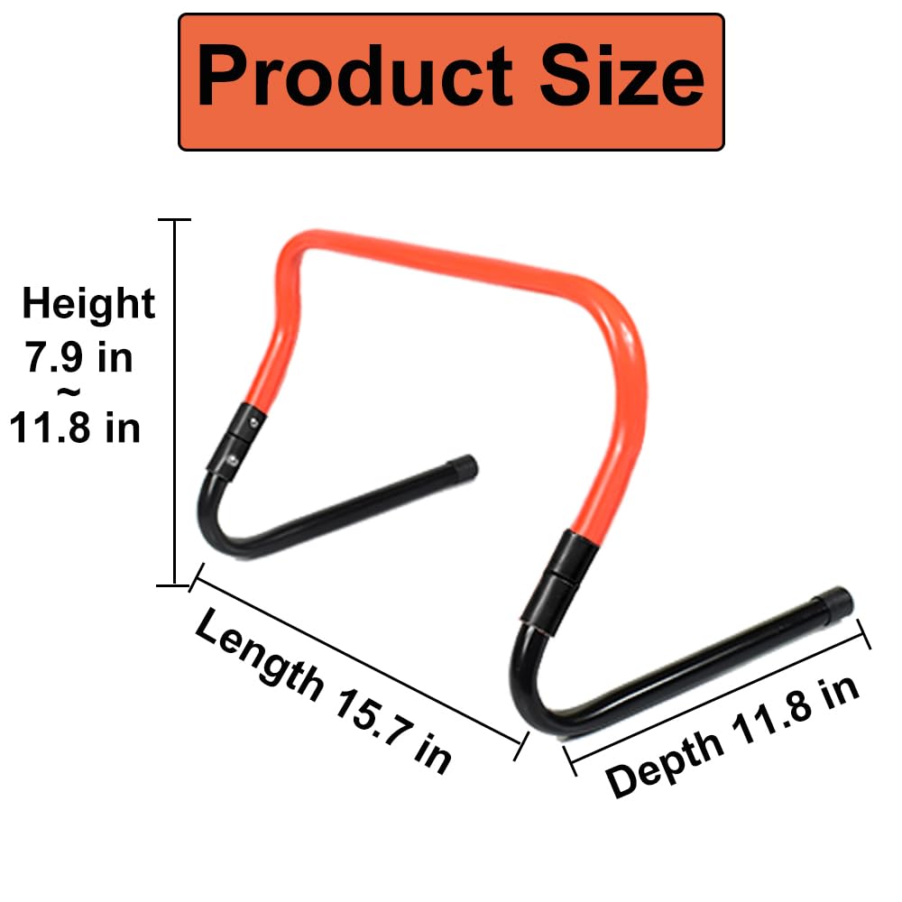 ASENVER Adjustable Height Hurdle Agility Training Hurdle Set of 5 Set of 10 (Set of 5)