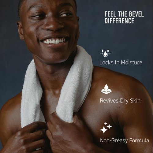Bevel Body Cream - Luxury Men's Lotion with Cocoa & Shea Butter | Hypoallergenic Moisturizer, 12 oz