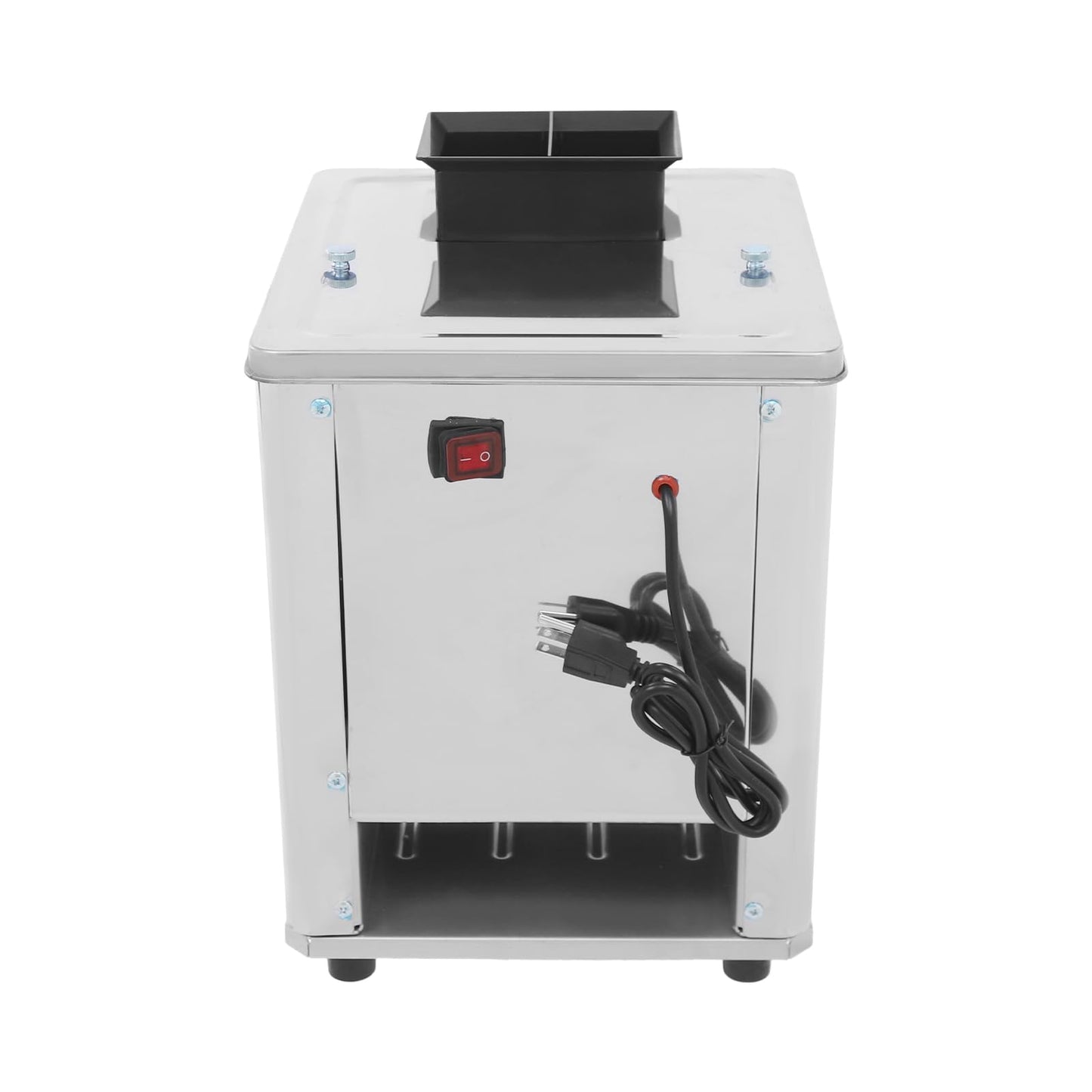 10mm Commercial Meat Silcer 1500W Electric Meat Cutter Machine Heavy Duty Meat Cuber Machine for Beef Turkey Chicken Pork and Fish 330.69Lbs/H (10mm/0.39in)
