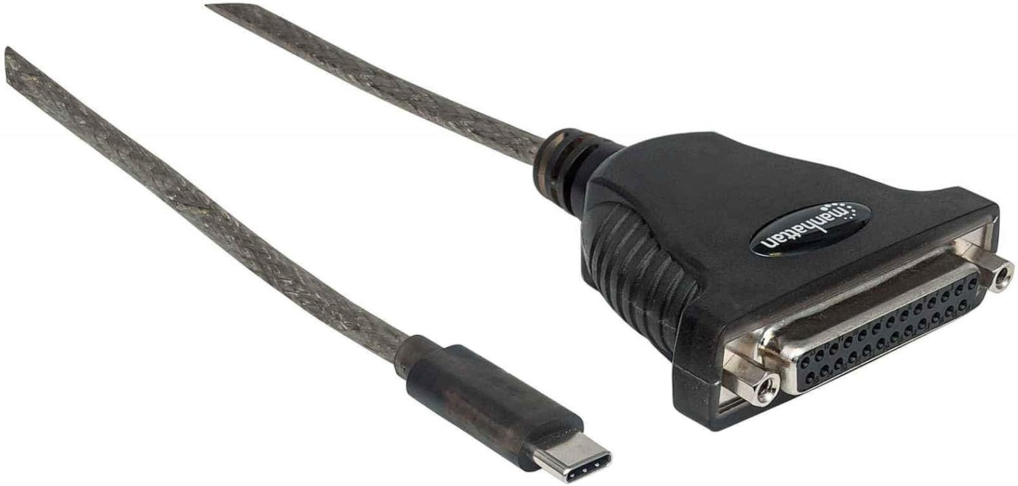 MANHATTAN (152518) Full-Speed USB-C to Parallel Printer Conversion