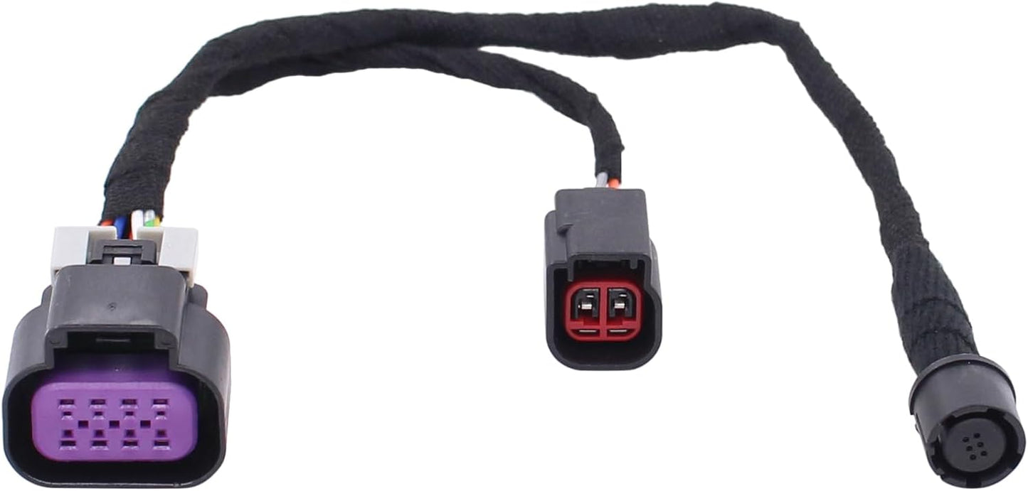 1500 2500 3500 2013-2018 NewYall Tailgate Rear View Backup Park Assist Camera Wiring Harness for Dodge Ram with Rear