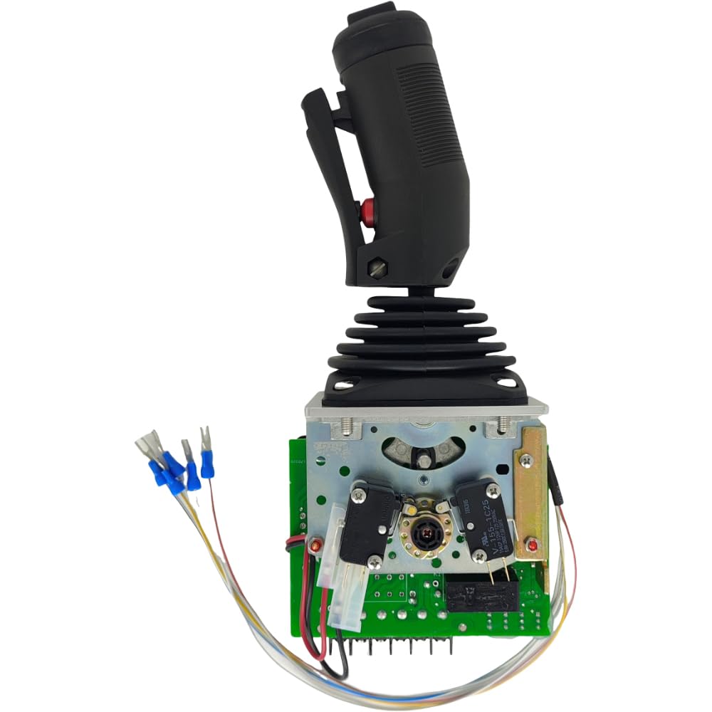 XYZIL Single Axis Joystick Controller 066544-001 Compatible with Upright Aerial Lift Proportional 12V Forward Reverse Work Platform Control Box