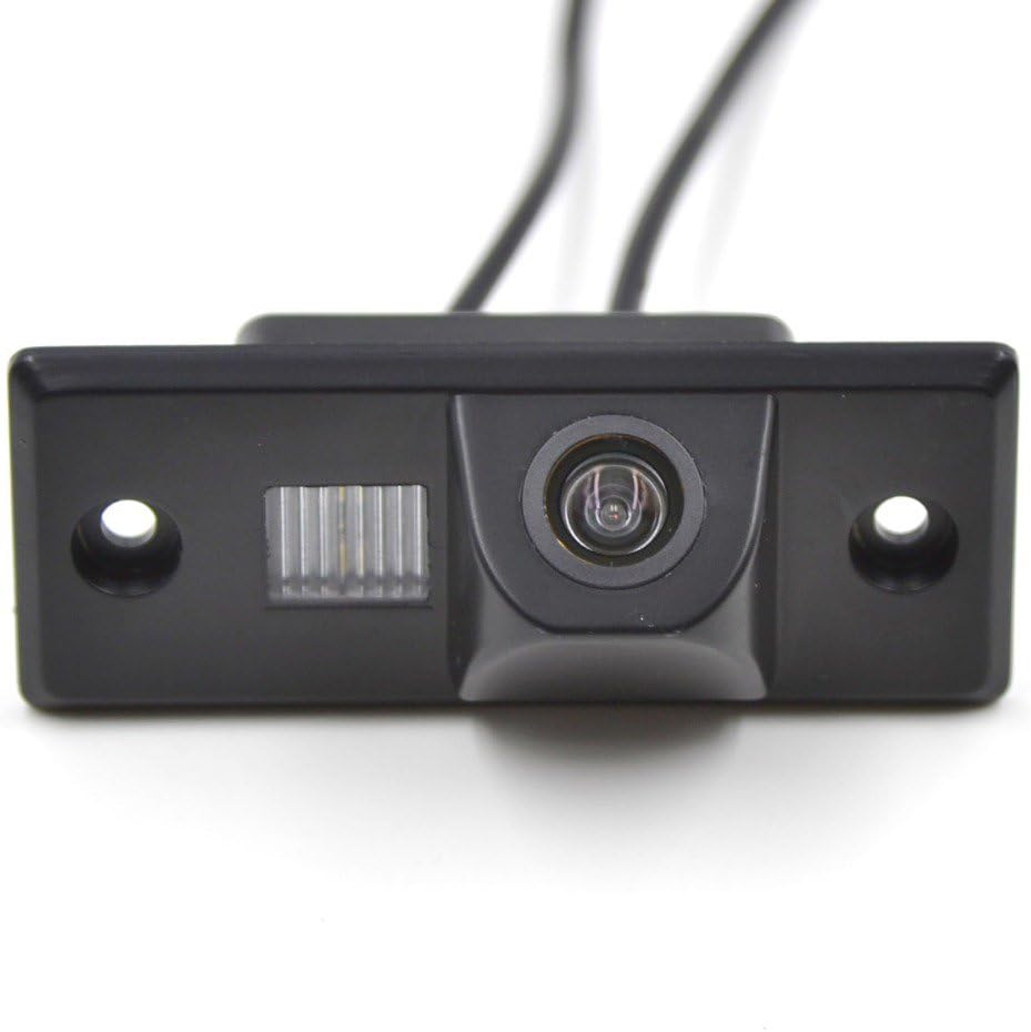 kalakus 0418=77mmx32mm) HD CCD Car License Light Plate Reverse Camera Waterproof Night Vision Rear View Parking Camera