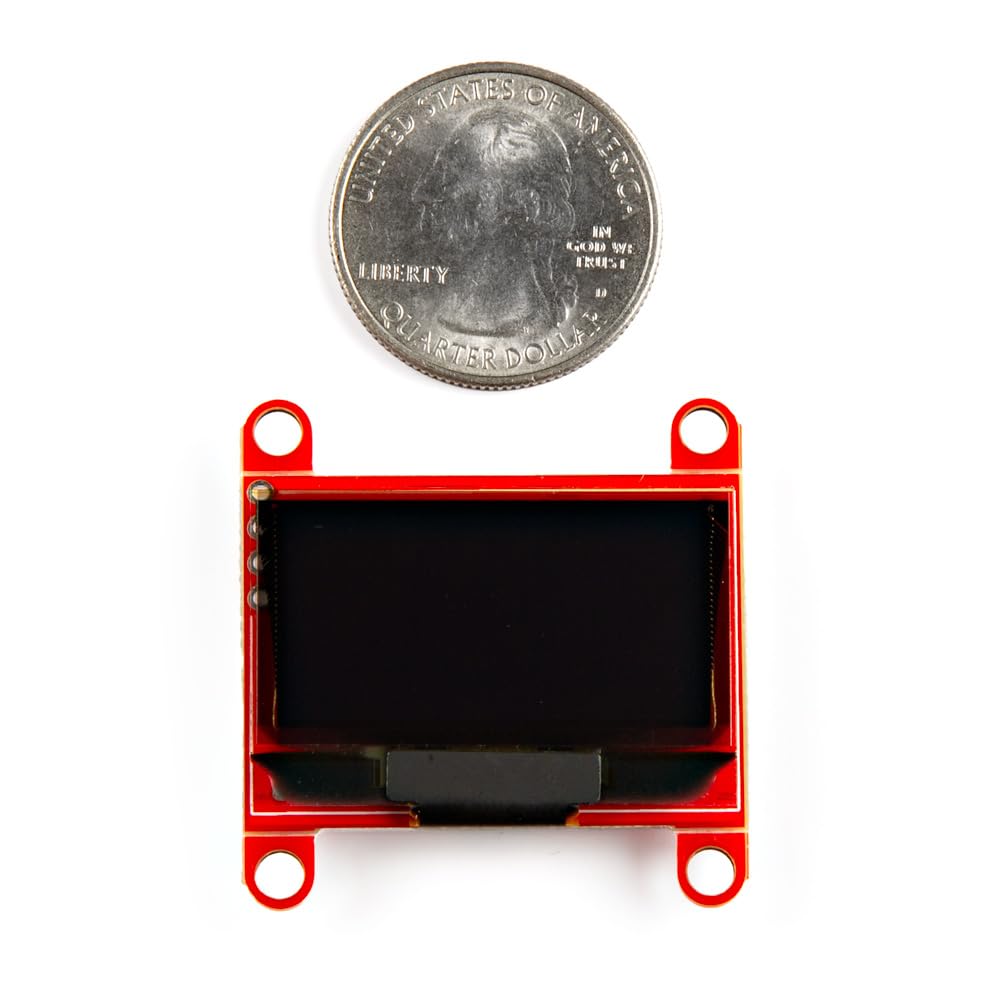 (1.3in., 128x64) 3.0-3.3V SparkFun Qwiic OLED - Horizontal Qwiic connectors, Supply Voltage: