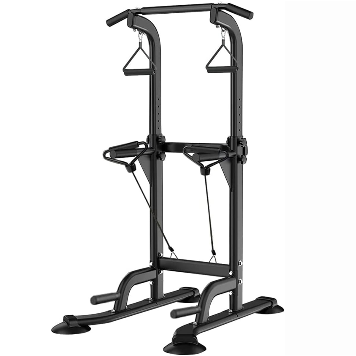 Power Tower Pull Up & Dip Station Multi-Function Home Strength Training Fitness Workout Station Height Adjustable