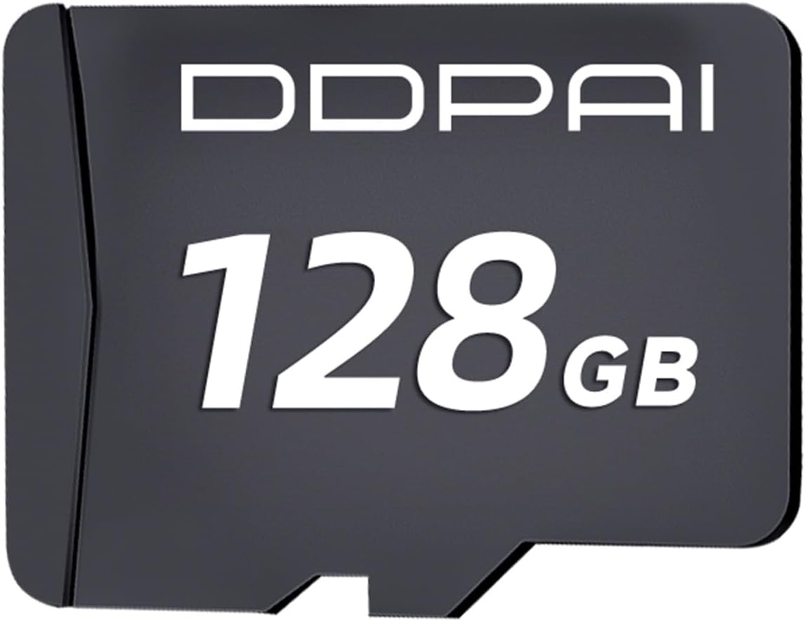 ddpai 128G U3 V30 100 SD Card, TF Card for Dash Cam Car Camera, Read Speed up to MB/s