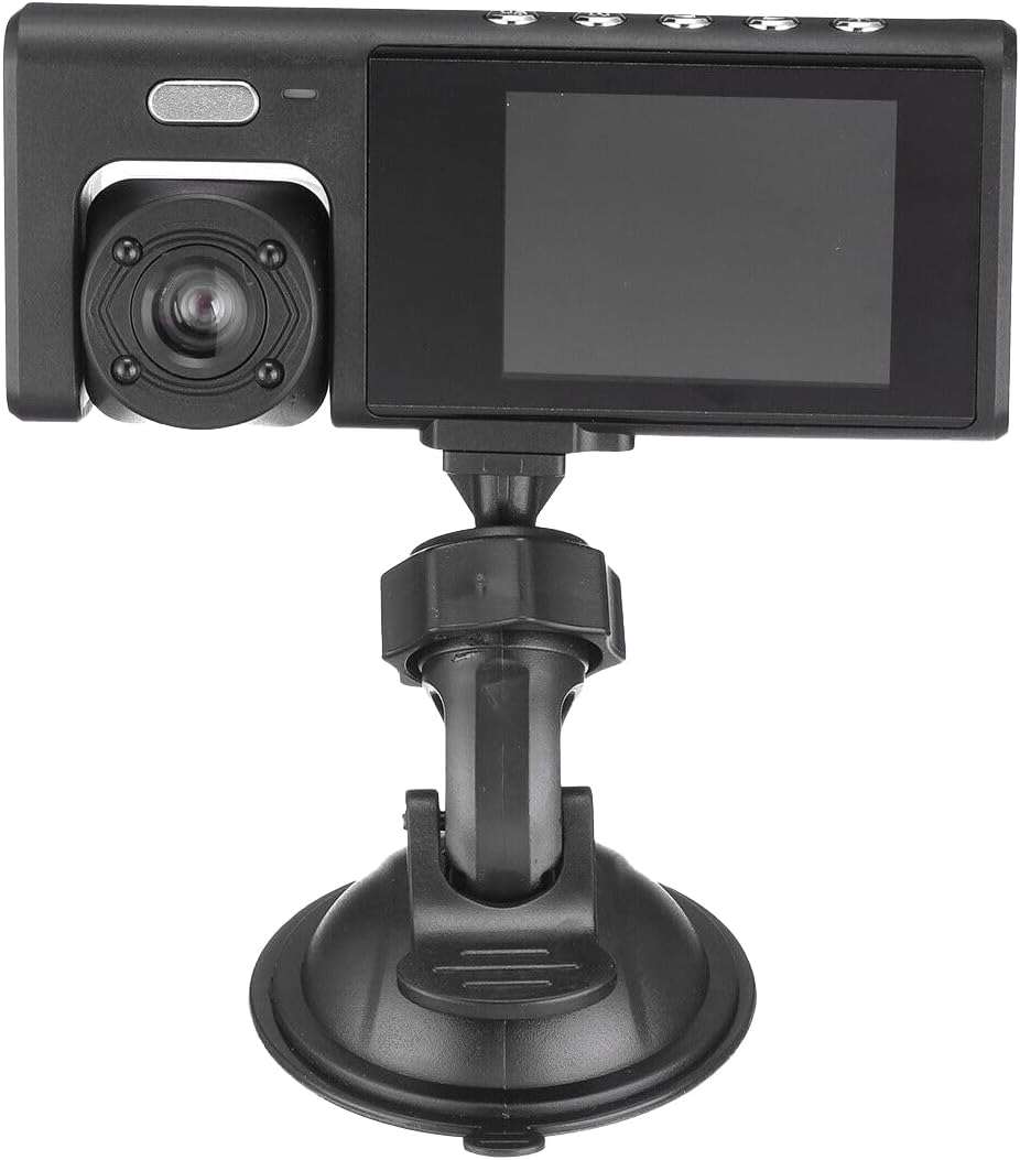 Ruitutedianzi Inside Vehicle Dash CamThree Way Camera DVRs Recorder Video Registrator Dashcam Camcorder