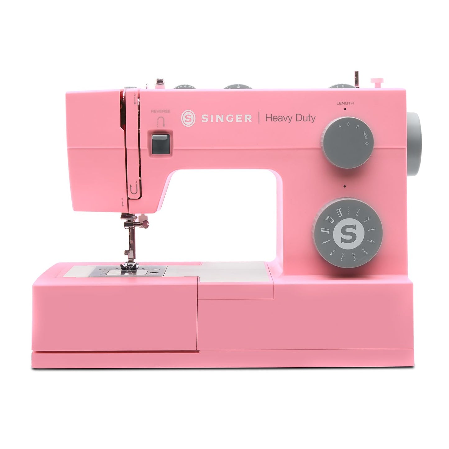 SINGER® Heavy Duty 4411 (Pink) High Speed Sewing Machine + Accessories | 11 Built-In Stitches Deliver 69 Stitch Applications | 60% More Power, 1100 Stitches/Min | Metal Frame, 4-Step Buttonhole
