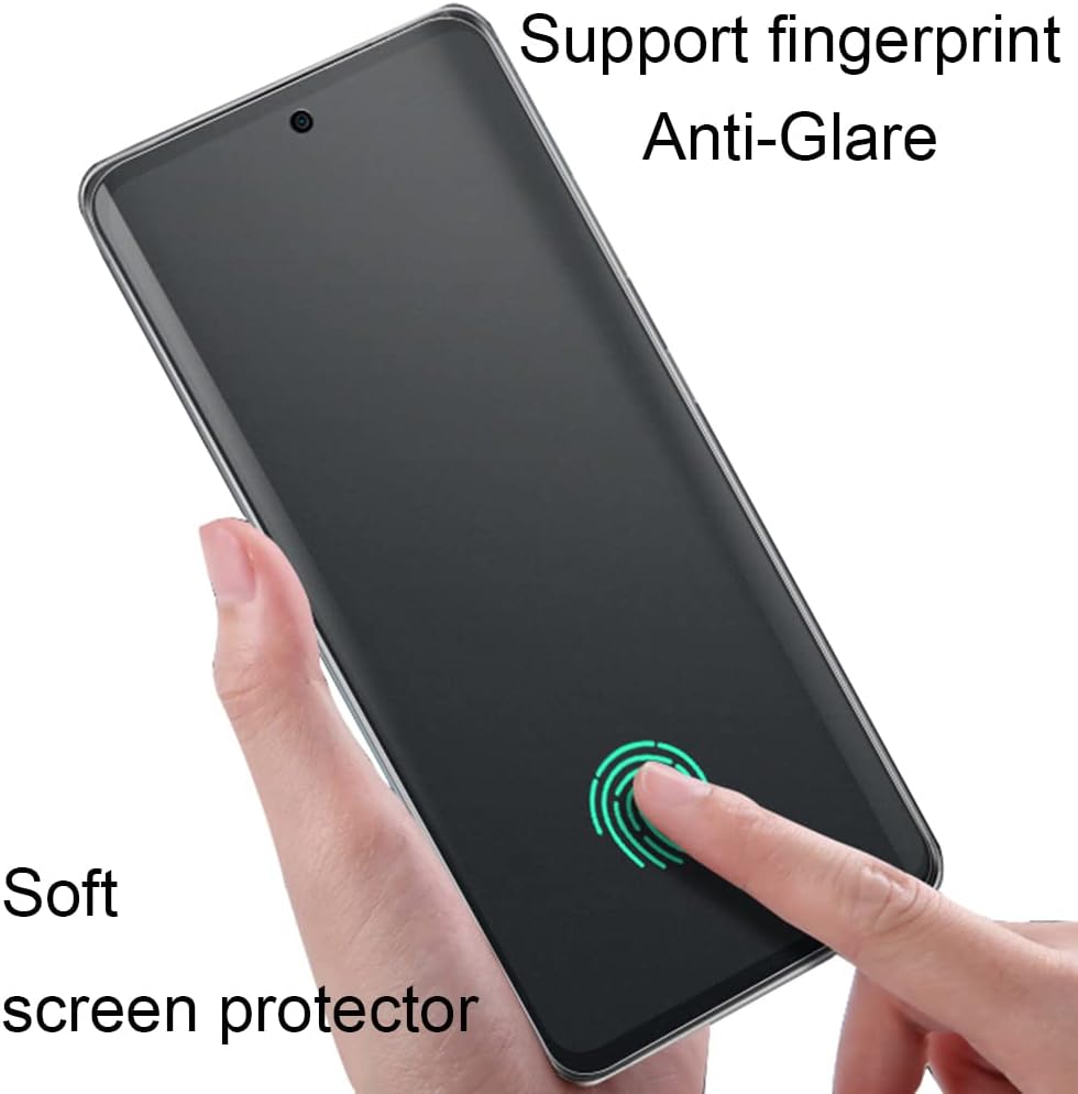 BYIUIHS 2-Pack S22 (2+2) (4 Screen Protector for Samsung Galaxy Ultra - Matte Finish + Clear Camera Lens Protectors