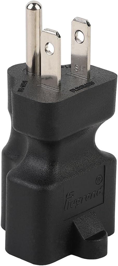 TEWOXIN 3 5-15P 5-20R/6-15R/6-20R Adapter,4-in-1 15A 20A 125V 250V PCS NEMA to Power Converter for Server Rack,EV