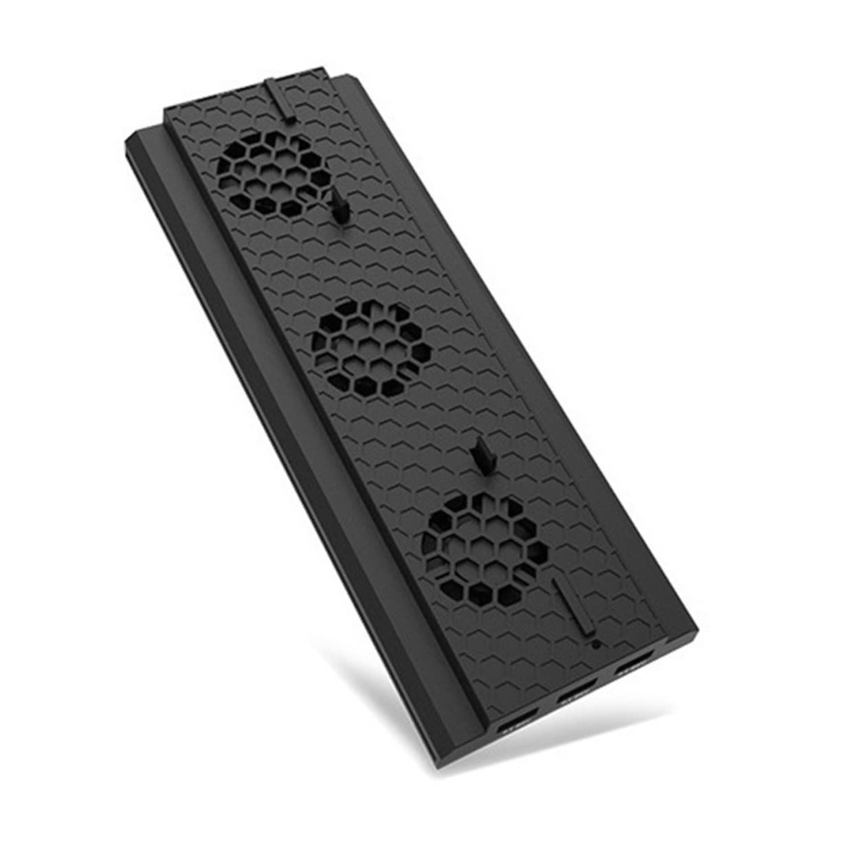 Uonlytech Game Console Cooling Fan Triple USB Ports Hub and Speed Compatible One Vertical Bracket for Temperature
