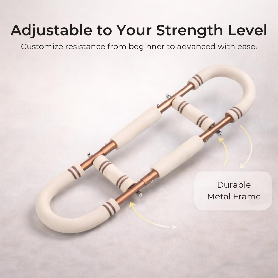 Adjustable Arm Twister 10-30lbs – Chest Expander for Ladies Home Workout – Upper Body Strength Trainer for Arms & Chest – Portable Fitness Equipment for Women