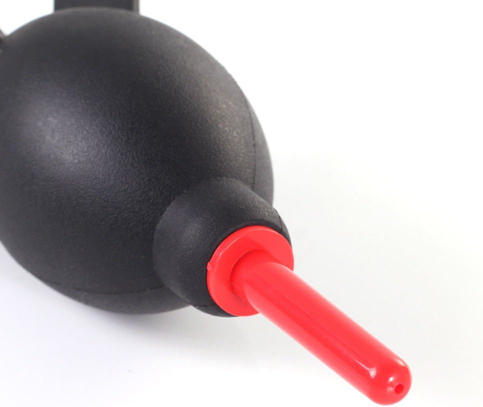 FocusFoto 6.6 Inch PRO Rubber Rocket Air Blower Duster Cleaner Dust Cleaning for DSLR Camera CCD Lens Keyboard Red